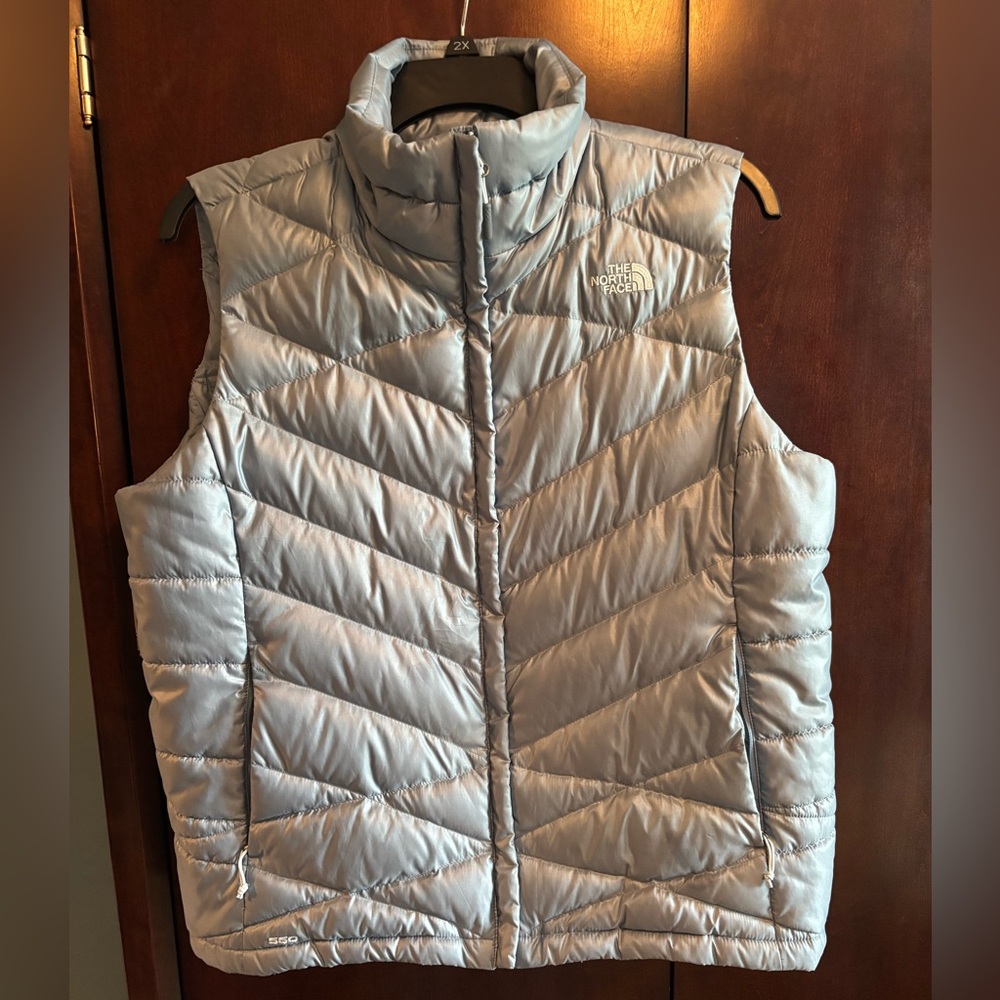 The North Face Women's Sky Blue Quilted Vest